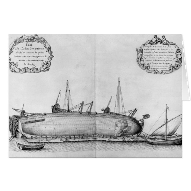 Vessel lying on its hull (Front Horizontal)