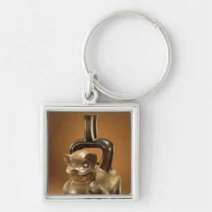 Vessel with puma, Chavin Culture, c.90 BC Keychain