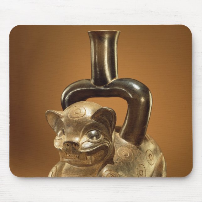 Vessel with puma, Chavin Culture, c.90 BC Mouse Pad (Front)