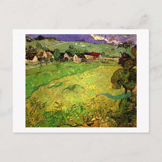 Vessenots Near Auvers Van Gogh Fine Art Postcard (Front)