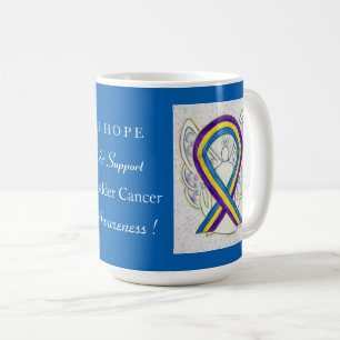 Vessie Cancer Sensibilisation Ruban Angel Mug