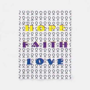 Vessie Cancer Sensibilisation Ruban Couvertures en