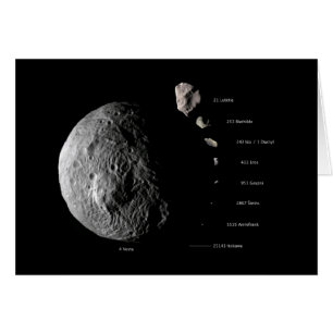 Vesta Comparé À D'Autres Astéroïdes