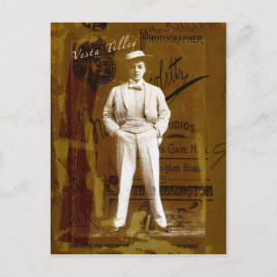 Vesta Tilley Postcard