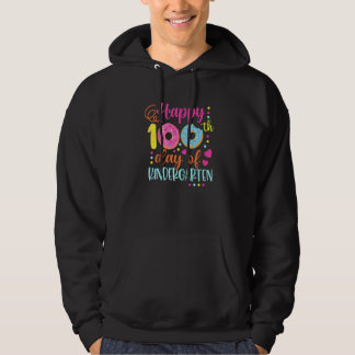Veste À Capuche 100 Days of Kindergarten Teacher Kids Smarter Donu
