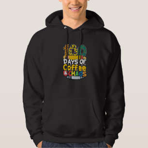 Veste À Capuche 100 jours de café et de chaos 100e jour d'école F