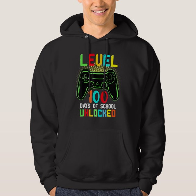 Veste À Capuche 100th Day Of School Shirt Teachers Students Kids 1 (Devant)