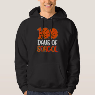 Veste À Capuche 100th Day Student Boys Girls Basketball 100 Days O