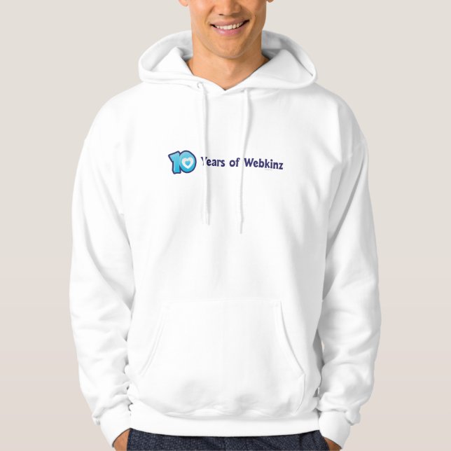 Veste À Capuche 10 ans de logo de Webkinz (Devant)