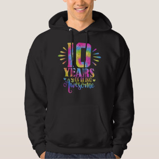 Veste À Capuche 10 ans d'être génial 10e anniversaire fille