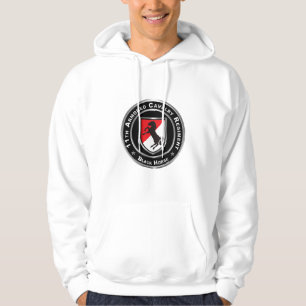 Veste À Capuche 11e Régiment de cavalerie blindée Cheval noir