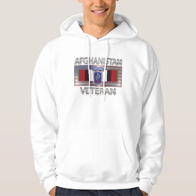 Veste À Capuche 173e brigade aéroportée Afghanistan Vétéran (Devant)