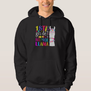 Veste À Capuche 1ère année No Prob Llama enseignant élève Premier 