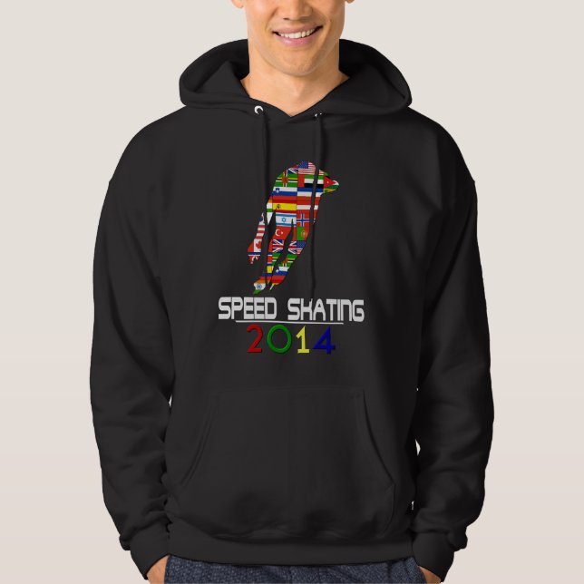 Veste À Capuche 2014 : Patinage de vitesse (Devant)