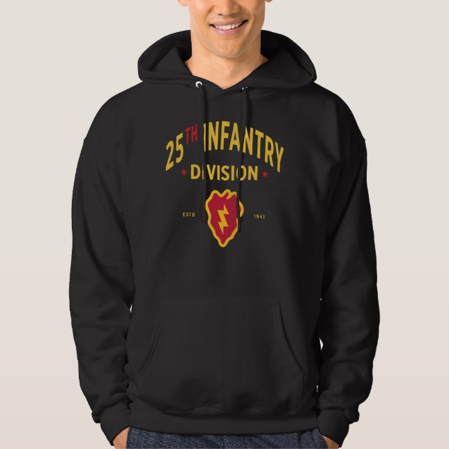 Veste À Capuche 25e division d'infanterie - Foudre tropicale (Devant)