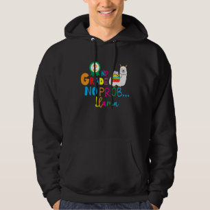 Veste À Capuche 2e année No prob llama Retour à l'école 2021 2022 