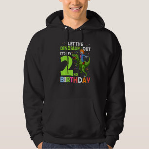 Veste À Capuche 2e Anniversaire Rex Clown Circus Laissez Les Dinos