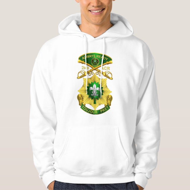 Veste À Capuche 2e Régiment de cavalerie blindée (Devant)