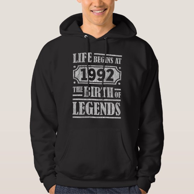 Veste À Capuche 33 ans Anniversaire Légende 33e anniversaire Cadea (Devant)