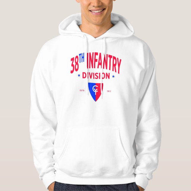 Veste À Capuche 38e division d'infanterie - US Military (Devant)