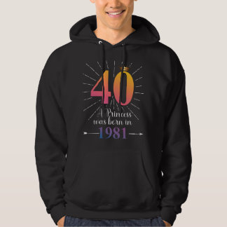 Veste À Capuche 40e cadeau d'anniversaire 40 ans