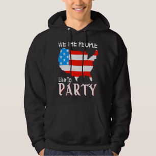 Veste À Capuche 4 juillet USA Drapeau Nous Les Gens Aiment Faire L