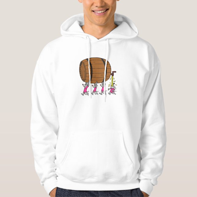 Veste À Capuche 4 souris ivres (Devant)