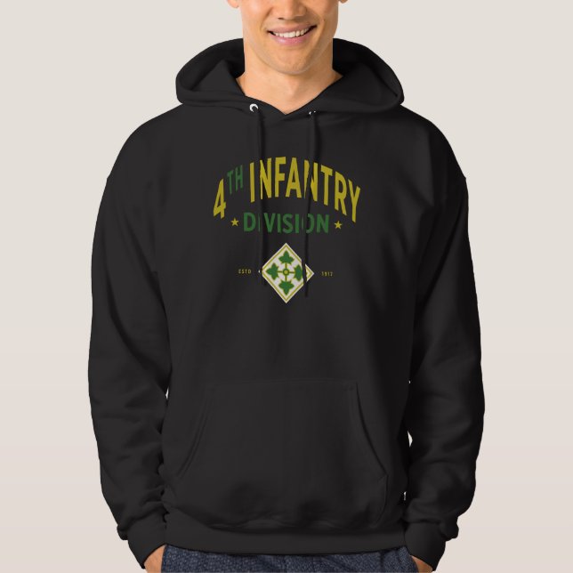 Veste À Capuche 4e division d'infanterie - armée américaine (Devant)