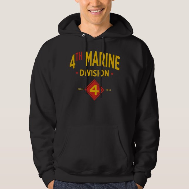 Veste À Capuche 4e division maritime des États-Unis (Devant)