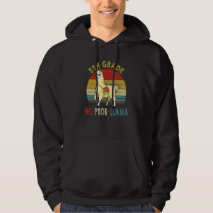 Veste À Capuche 5e année No Prob-Llama Enseignant Premier jour