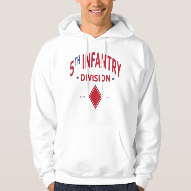 Veste À Capuche 5e division d'infanterie - Militaire américain (Devant)