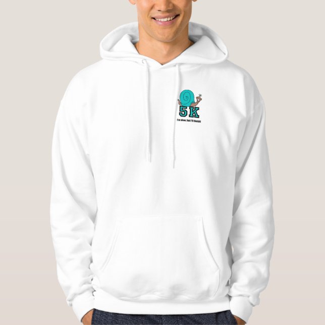 Veste À Capuche 5K drôle (Devant)