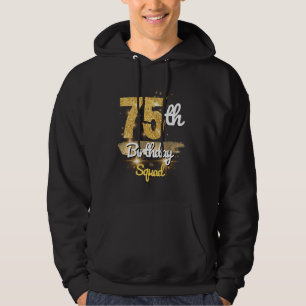 Veste À Capuche 75e Anniversaire Squad Amusant 75 ans Anniversaire