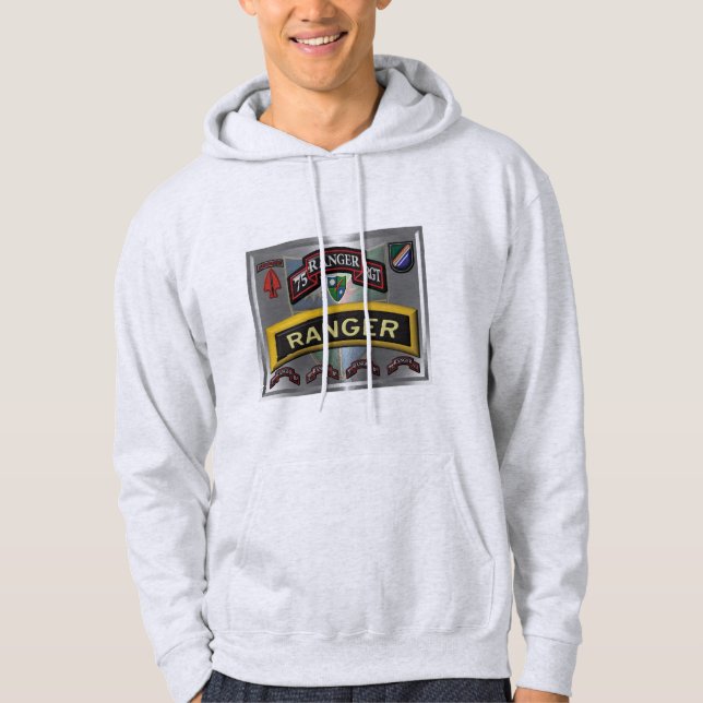 Veste À Capuche 75e régiment de Rangers (Devant)