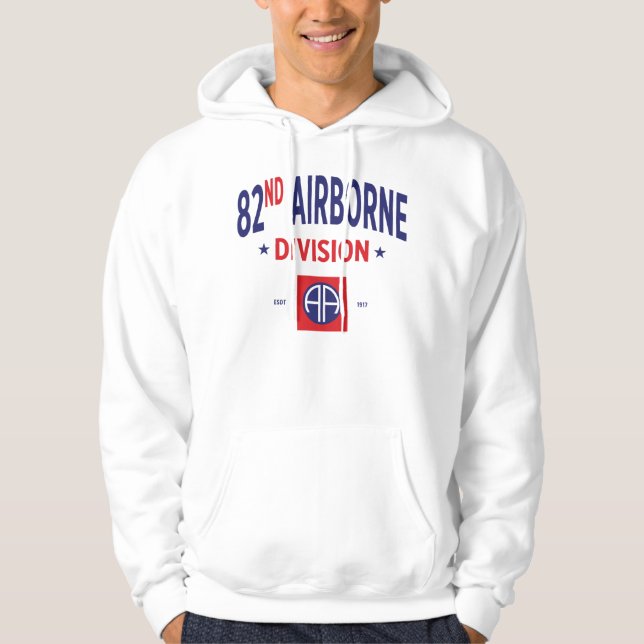 Veste À Capuche 82e division aéroportée - The All American (Devant)