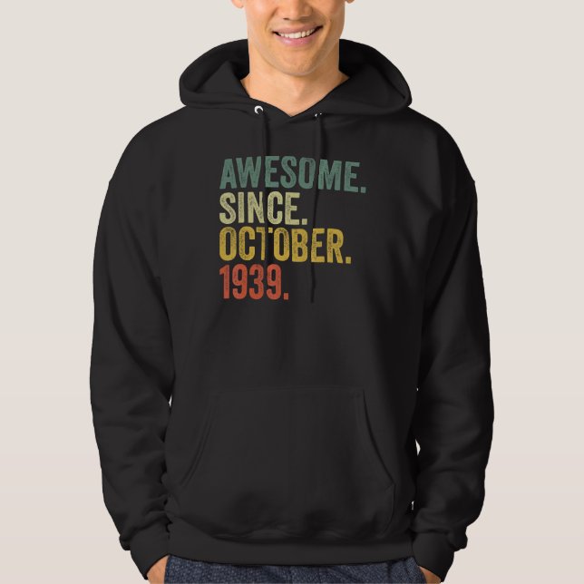 Veste À Capuche 83e anniversaire extraordinaire depuis octobre 193 (Devant)