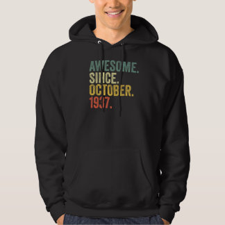Veste À Capuche 85e anniversaire stupéfiant depuis octobre 1937 85
