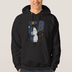 Veste À Capuche 8 Ans 8 Anniversaire tenue garçon fille pingouin 1