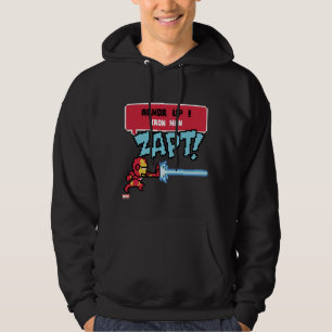 Veste À Capuche 8Bit Iron Man Attaque - Armure Up !