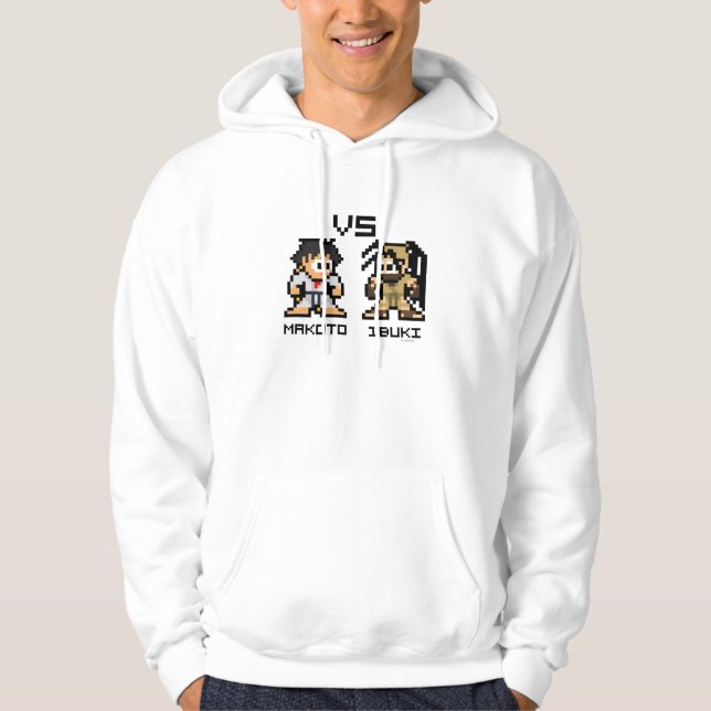Veste À Capuche 8bit Makoto CONTRE Ibuki (Devant)