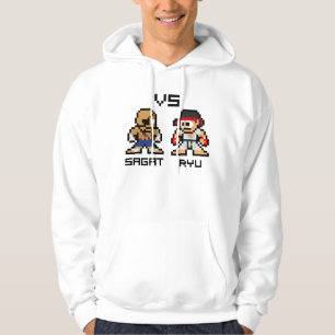 Veste À Capuche 8bit Sagat CONTRE Ryu