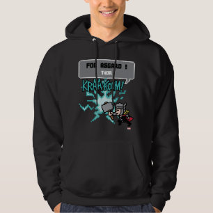 Veste À Capuche 8Bit Thor Attaque - Pour Asgard !