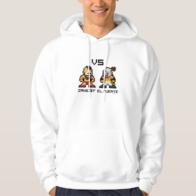 Veste À Capuche 8bit Zangief CONTRE l'EL Fuerte (Devant)