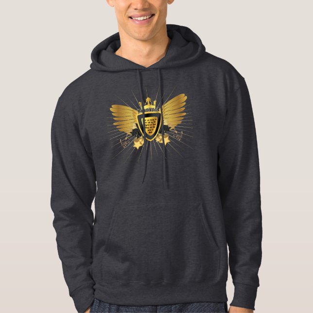 Veste À Capuche 8h14 de Romains d'or, fils de Dieu (Devant)