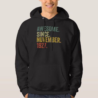 Veste À Capuche 95e anniversaire Awesome depuis novembre 1927 95 A