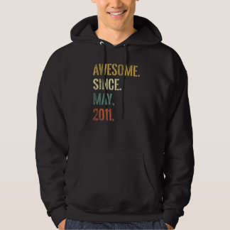 Veste À Capuche 9e anniversaire 9 ans stupéfiant depuis mai 2011