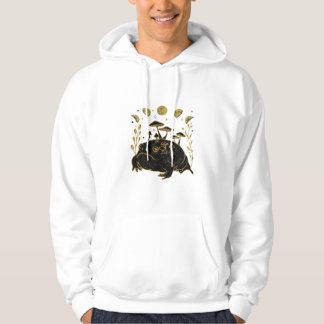 Veste À Capuche Academia Moon Witchy Goblincore Aesthetic Frog Cla