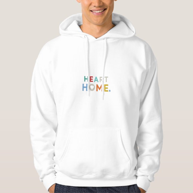 Veste À Capuche Accueil du coeur (Devant)