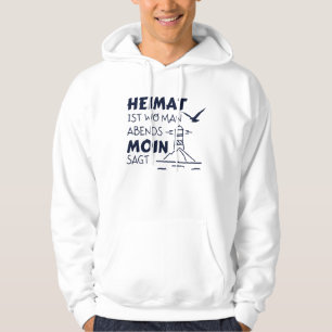 Veste À Capuche Accueil Moin Phare Seagull Mer du Nord