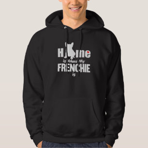 Veste À Capuche Accueil Où Mon Français Est Français Bulldog